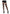 Leg Avenue Worship Me Cross Net Thigh Highs Black showcasing a bold fishnet design with cross accents.