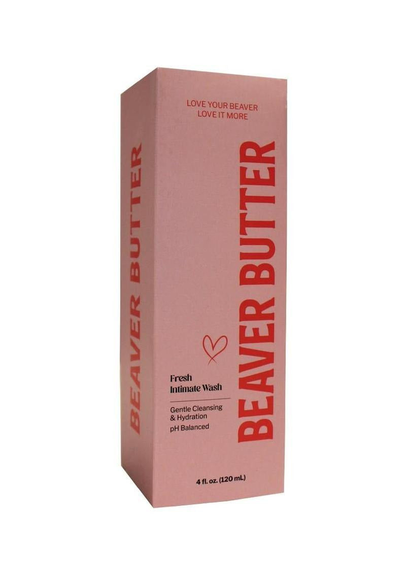 Beaver Butter Intimate Vaginal Wash 4 Oz, a gentle pH-balanced cleanser for intimate hygiene.