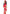 Leg Avenue Red Alert Nurse Costume 4 Piece Red Large model wearing the red nurse outfit with matching accessories.