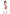Teacher's Pet Private Schoolgirl 3 Piece Costume Pink White worn by a model in a playful pose.
