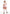 Teacher's Pet Private Schoolgirl Costume Queen Pink White shown on model from the back with pink plaid skirt and white top.