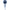 Zero Tolerance In A Nutshell Vibrating Ball Massager Blue close-up view highlighting its ergonomic design and features.