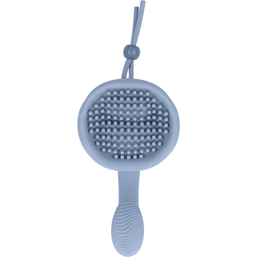 Zero Tolerance In A Nutshell Vibrating Ball Massager Blue designed for targeted, hands-free male stimulation.
