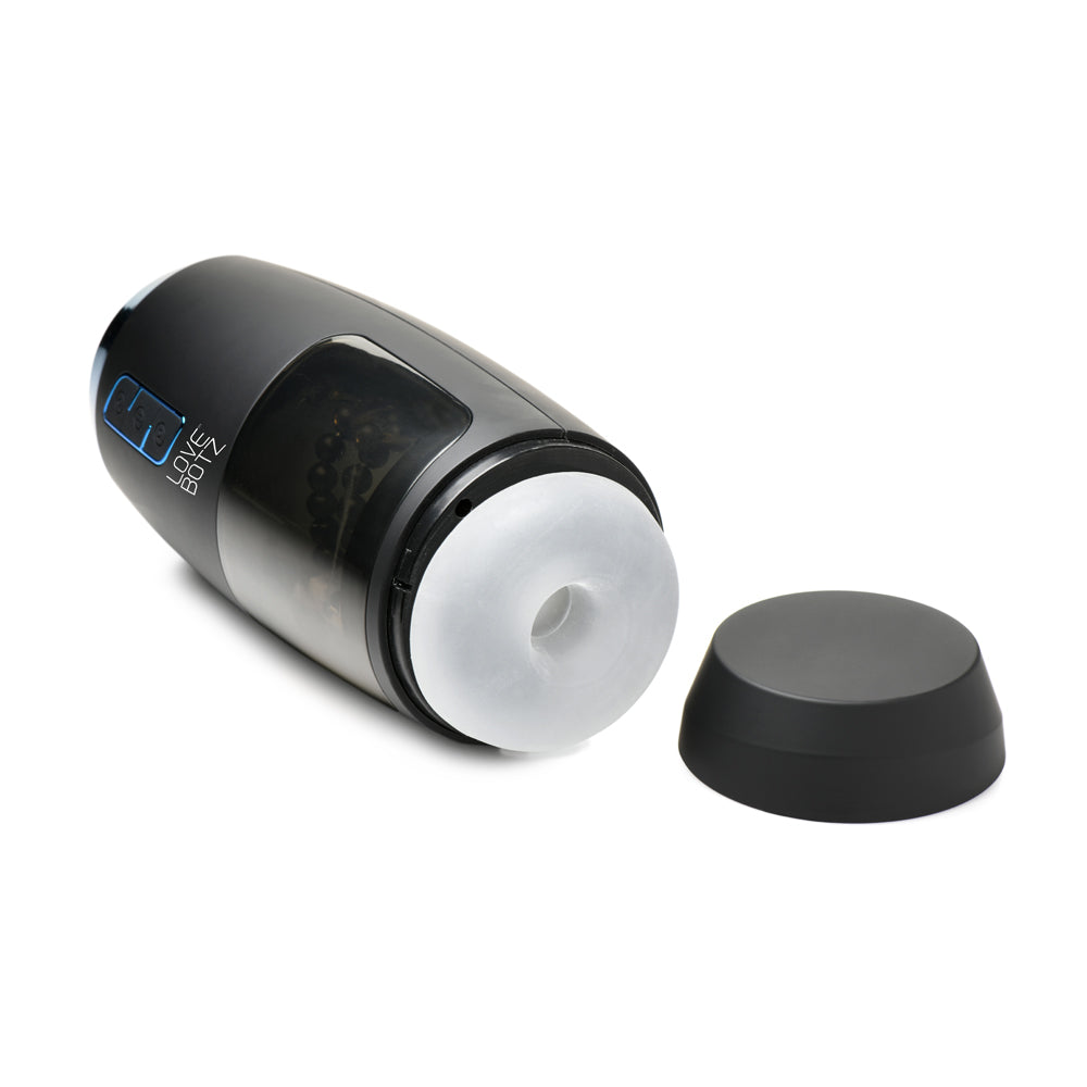 Lovebotz The Milker Slider 18x Stroking Masturbator with removable sleeve and black casing