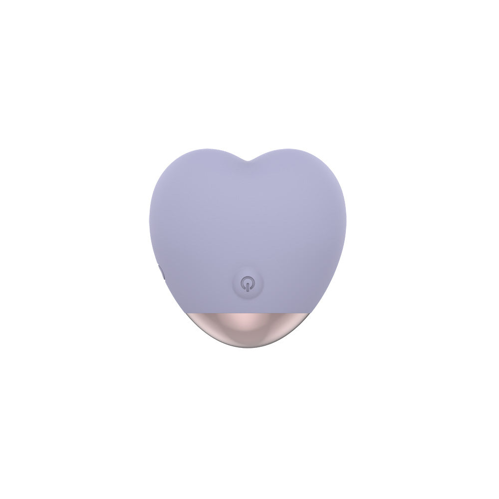 Sublime Wild At Heart Silicone External Vibe Lilac Purple heart-shaped clitoral stimulator for enhanced pleasure.