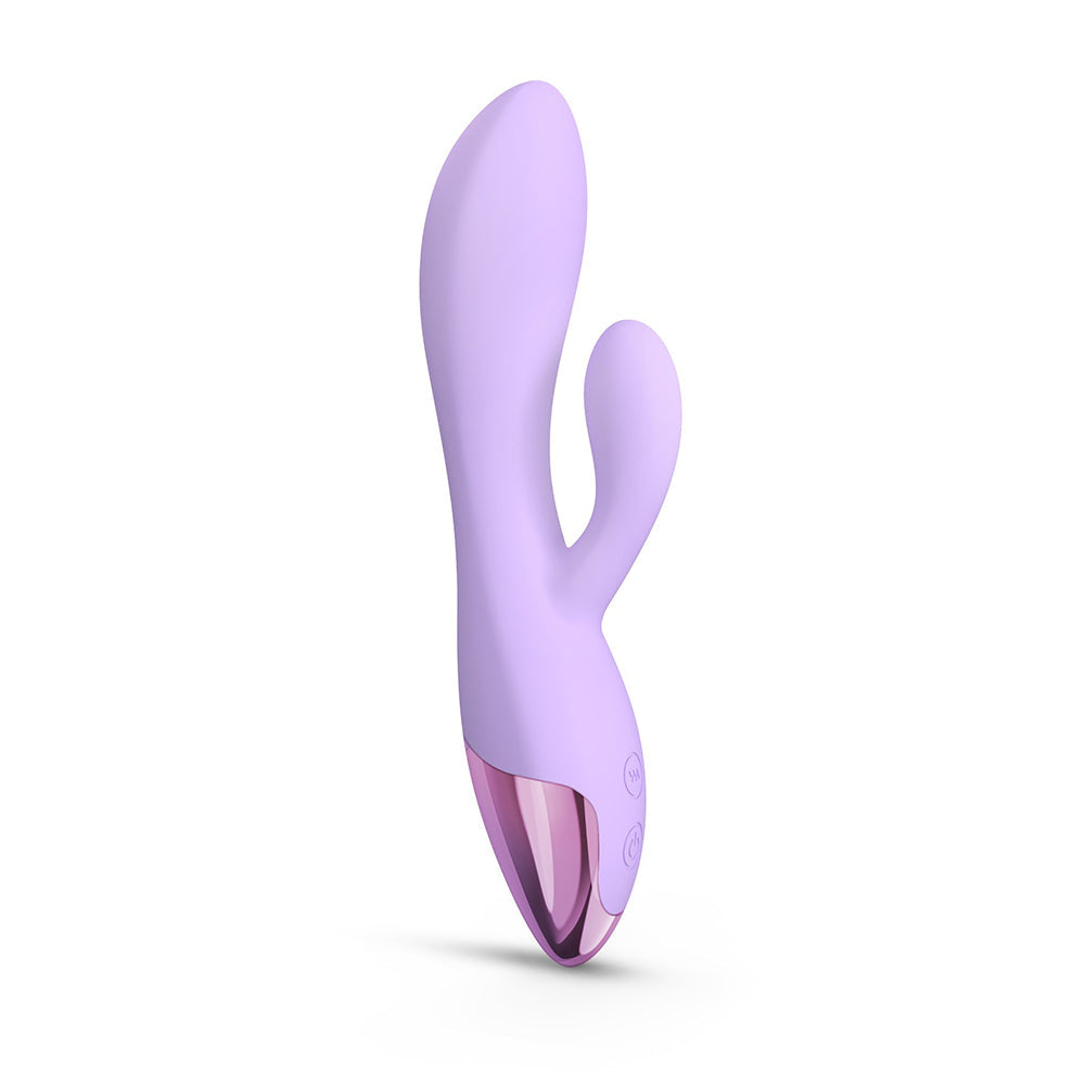 Love To Love Funky Bunny Baby Rabbit Vibrator Viva Mauve, compact dual-action rabbit vibrator in mauve color.