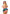 Teacher's Pet Sexy Schoolgirl Skirt Queen Aqua displayed on a confident plus-size model from the back view.