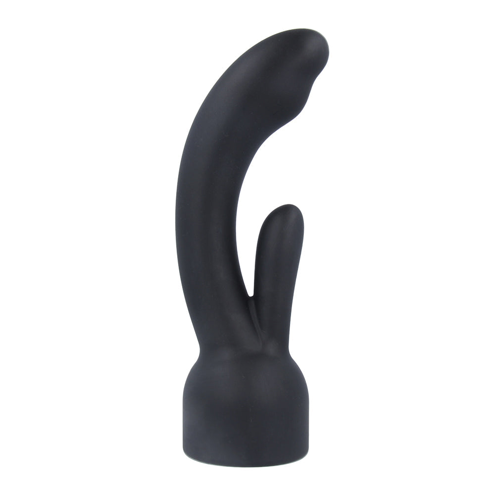 Doxy 3 Silicone Rabbit Wand Attachment Black designed for ultimate pleasure and versatility.