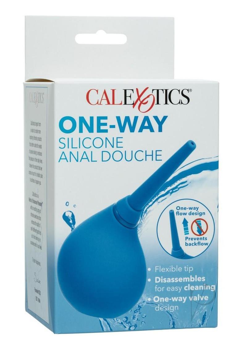 Water Systems One-Way Silicone Anal Douche Blue