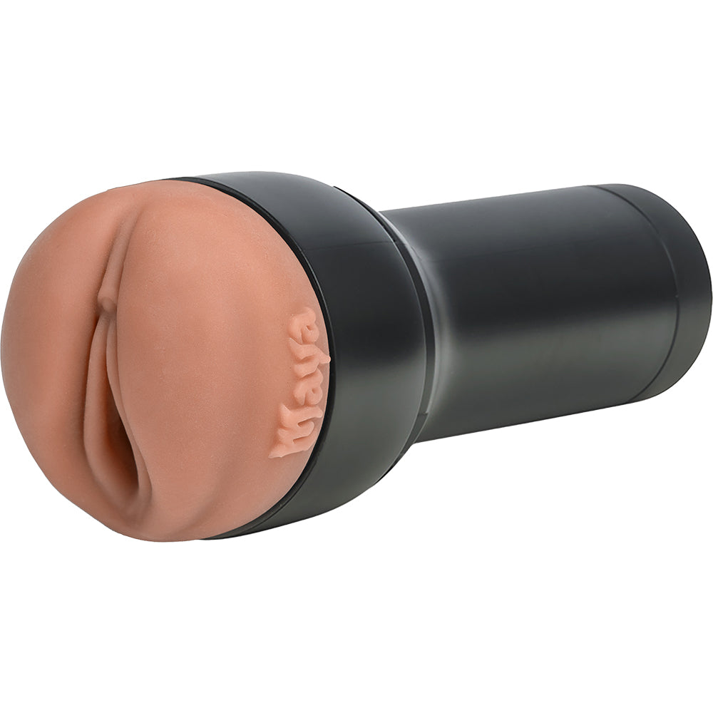 Kiiroo Feel Maya Stroker Masturbator with a realistic exterior and textured channel for enhanced sensation.