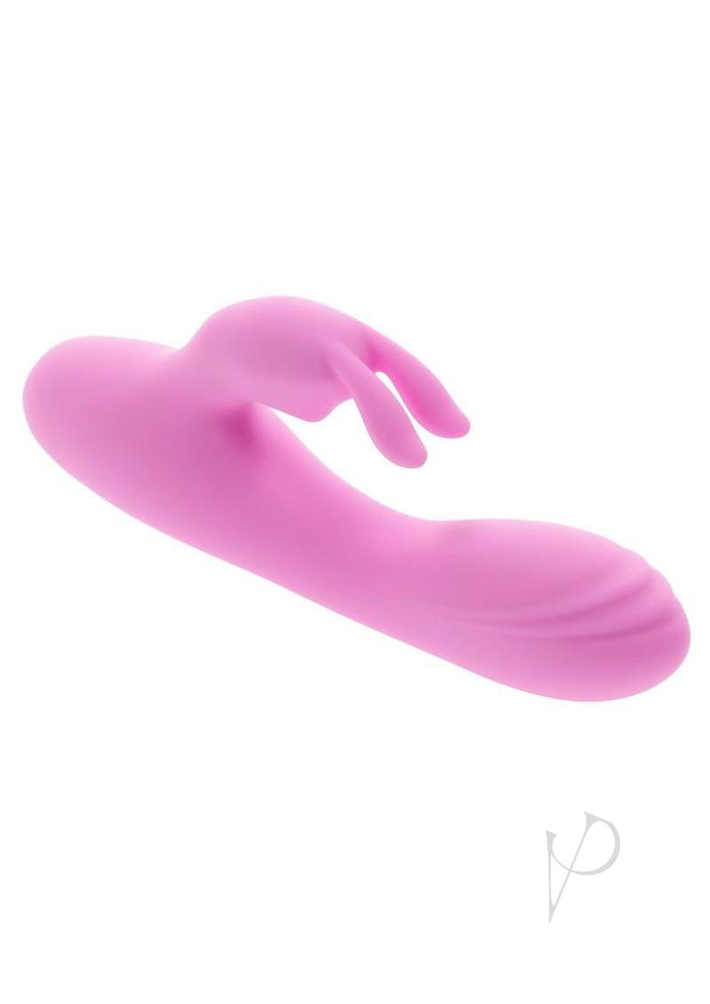 Evolved Teeny Bunny Silicone Rabbit Vibrator Pink - Image 2