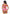 Oh La La Cheri Goodnight Kiss 2 Piece Lingerie Set Pink displayed from the back, featuring a lace design and crisscross detail.