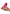 Power Pump Dual Motor Rechargeable Silicone Vibrator Red hand-held, chic high heel design for playful stimulation.