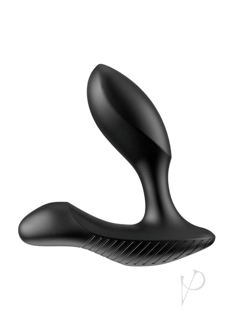 Arcwave Perk Rechargeable Silicone Prostate Massager Black, designed for targeted prostate and perineum stimulation.