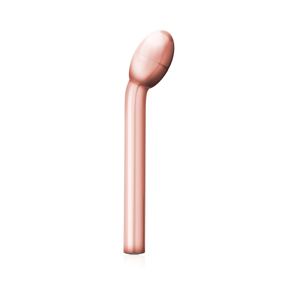 Rosy Gold Nouveau G-spot Vibrator with a sleek design and gently curved head for targeted stimulation.