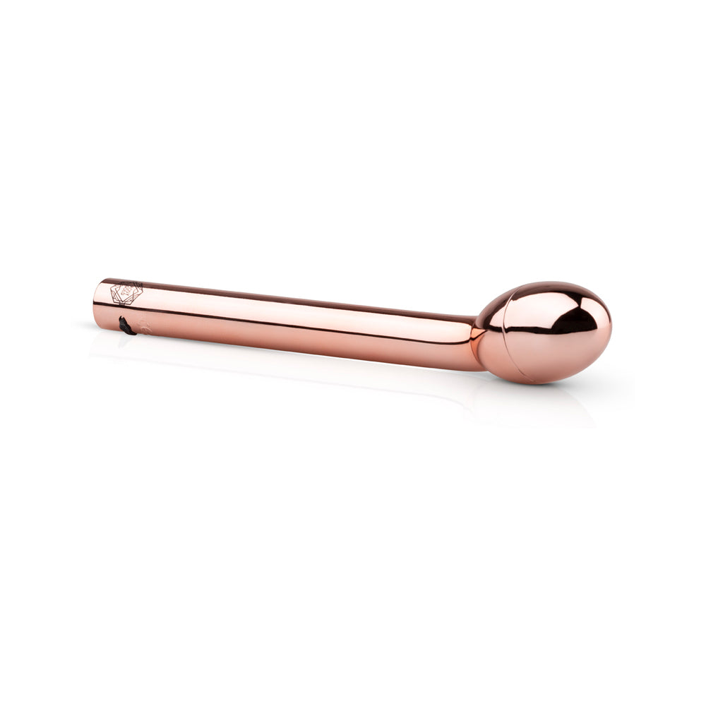 Rosy Gold Nouveau G-spot Vibrator designed for targeted internal stimulation with a sleek rose gold finish.