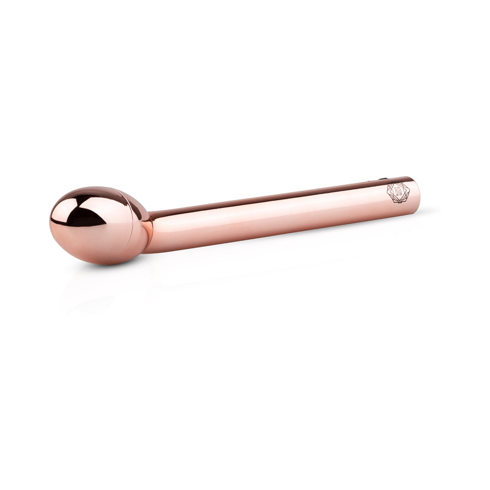 Rosy Gold Nouveau G-spot Vibrator with a sleek design and elegant rose gold finish.