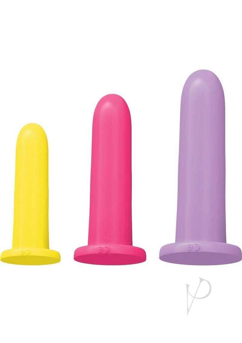 Rock Candy Beginner Silicone Dilator Set 3 Piece Multicolors - Image 2