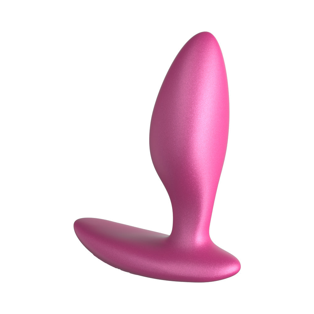We-Vibe Ditto Plus Vibrating Anal Plug Cosmic Pink side view showcasing its ergonomic design.