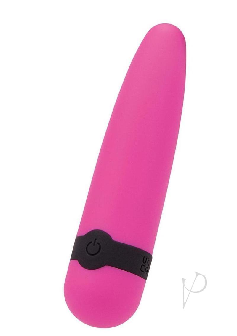 Bodywand Thunderbolt Rechargeable Mini Bullet Pink compact vibrator with 10 vibration modes and sleek design.
