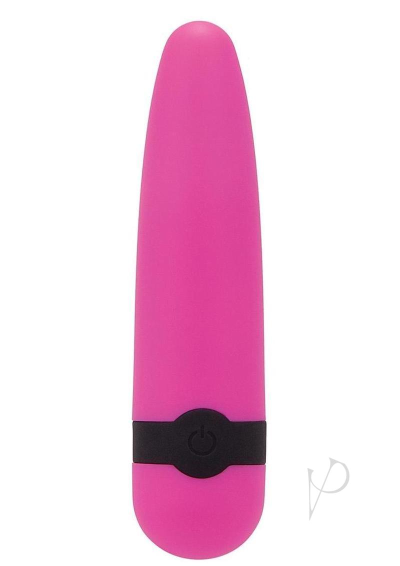 Bodywand Thunderbolt Rechargeable Mini Bullet Pink compact vibrator with 10 vibration modes for targeted stimulation.
