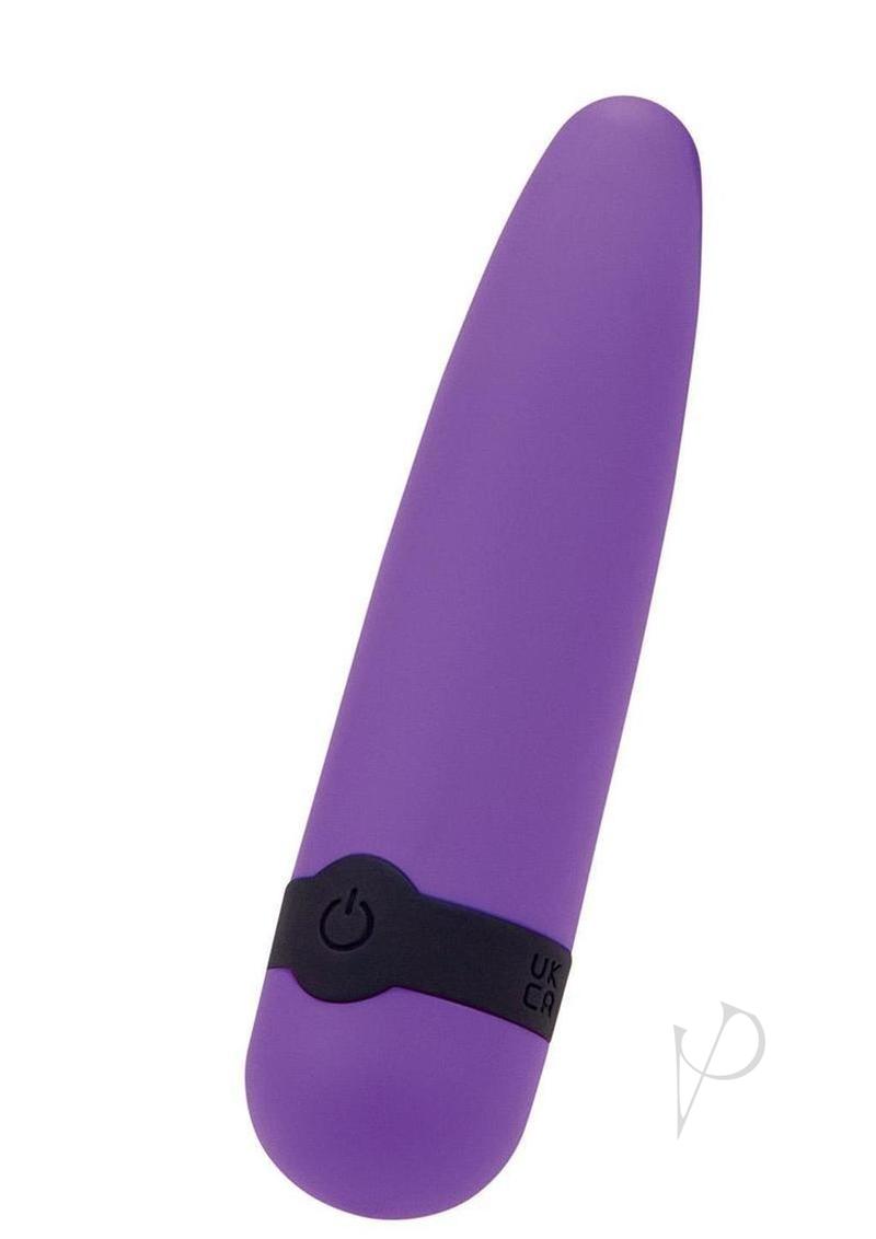 Bodywand Thunderbolt Mini Bullet Vibrator Purple featuring 10 vibration modes for precise stimulation.