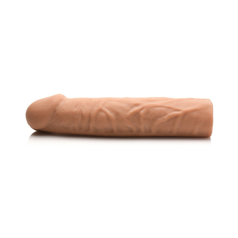 Jock Extra Long Penis Extension Sleeve 1.5 inch Medium with realistic textures and soft, lifelike feel.