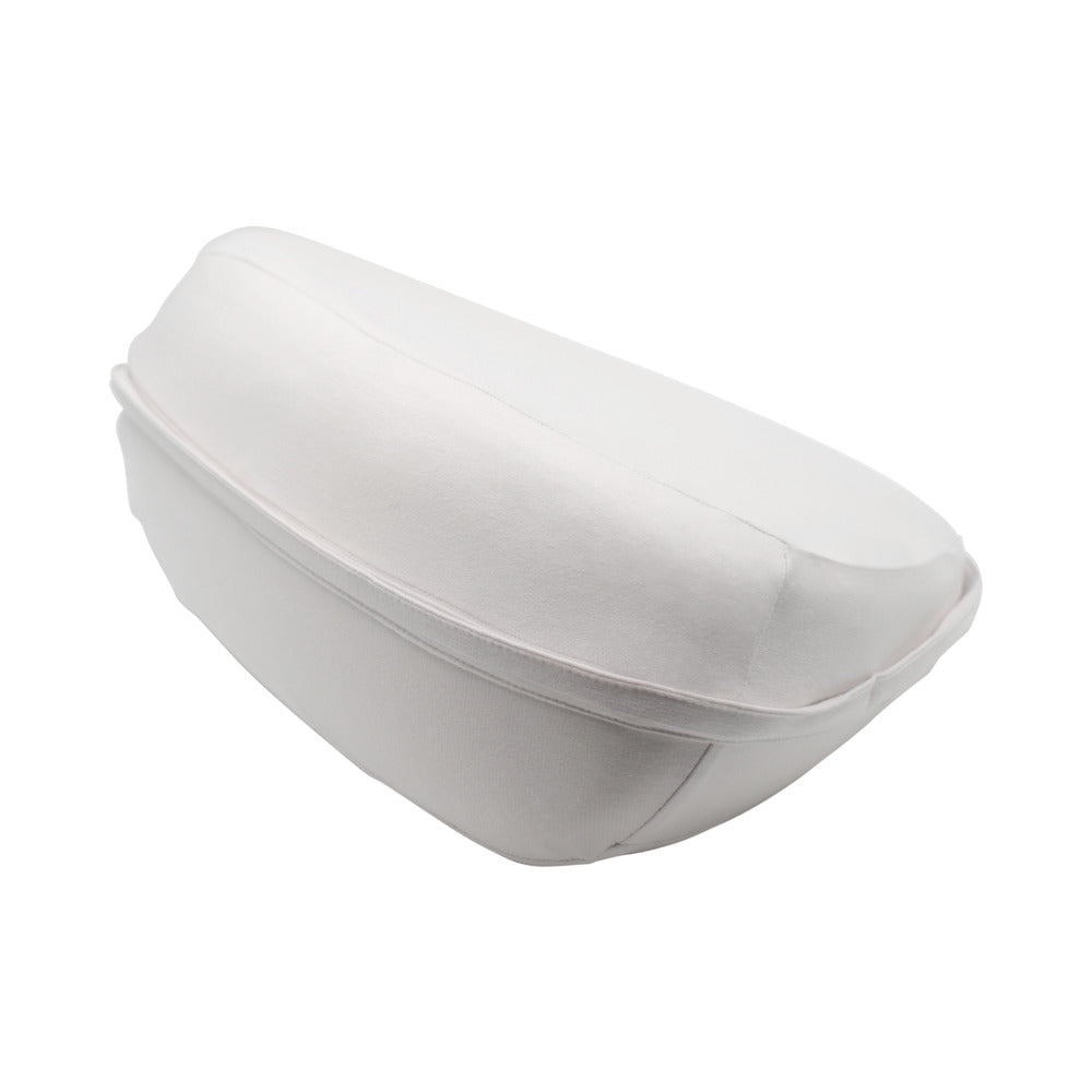 Dame Pillo Sex Position Pillow Oat in a soft white fabric design, ideal for enhancing intimate experiences.