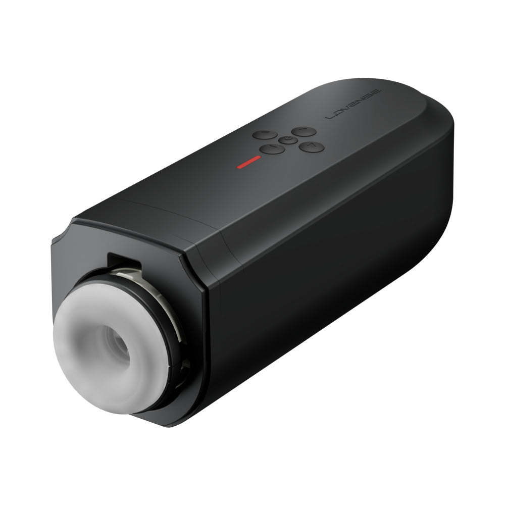 Lovense Solace Automatic Thrusting Masturbator with app control and thrusting feature.