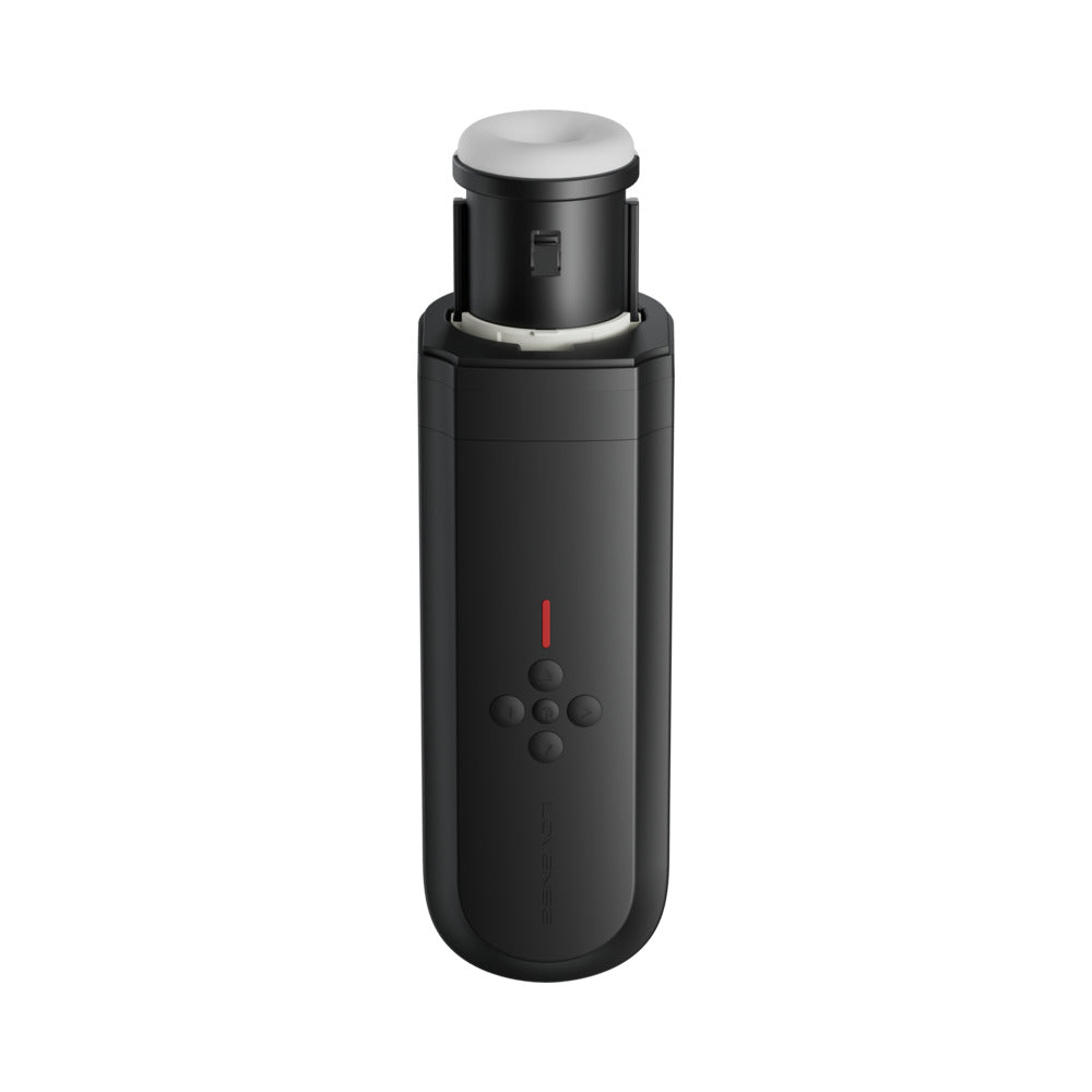 Lovense Solace Automatic Thrusting Masturbator offering customizable motion and powerful thrusting performance.