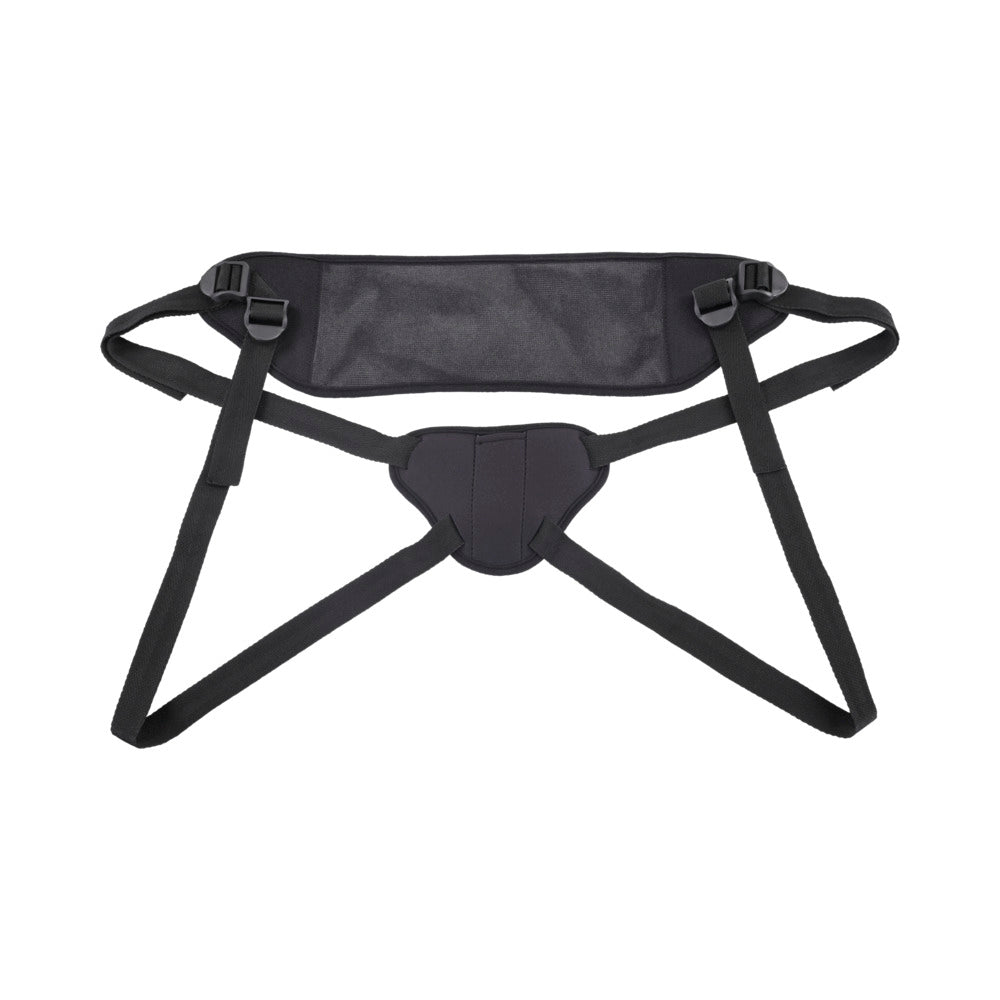 Sportsheets Breathable Strap On harness featuring adjustable straps and breathable mesh design for comfort and support.