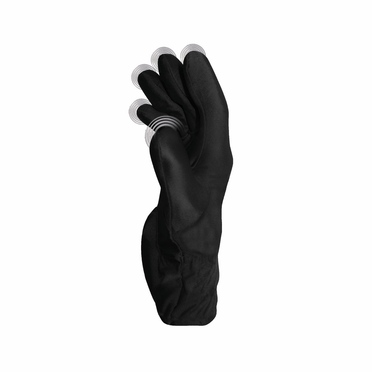 Fukuoku Vibrating Massage Glove Right Hand Medium Black for relaxation and sensual massage with focused vibrations.