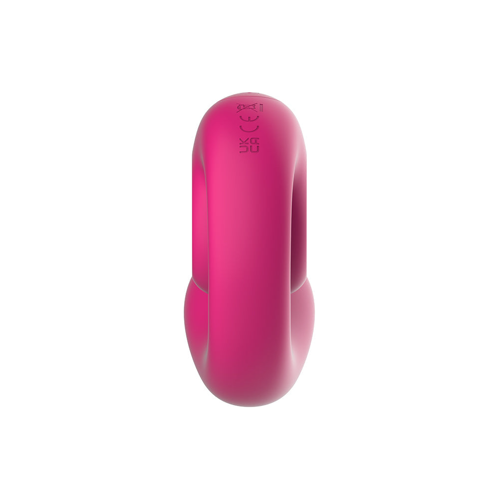 SVibe Snail Gizi Lite Dual G-spot Vibrator Sweet Dragonfruit in vibrant pink color, showcasing its unique design.