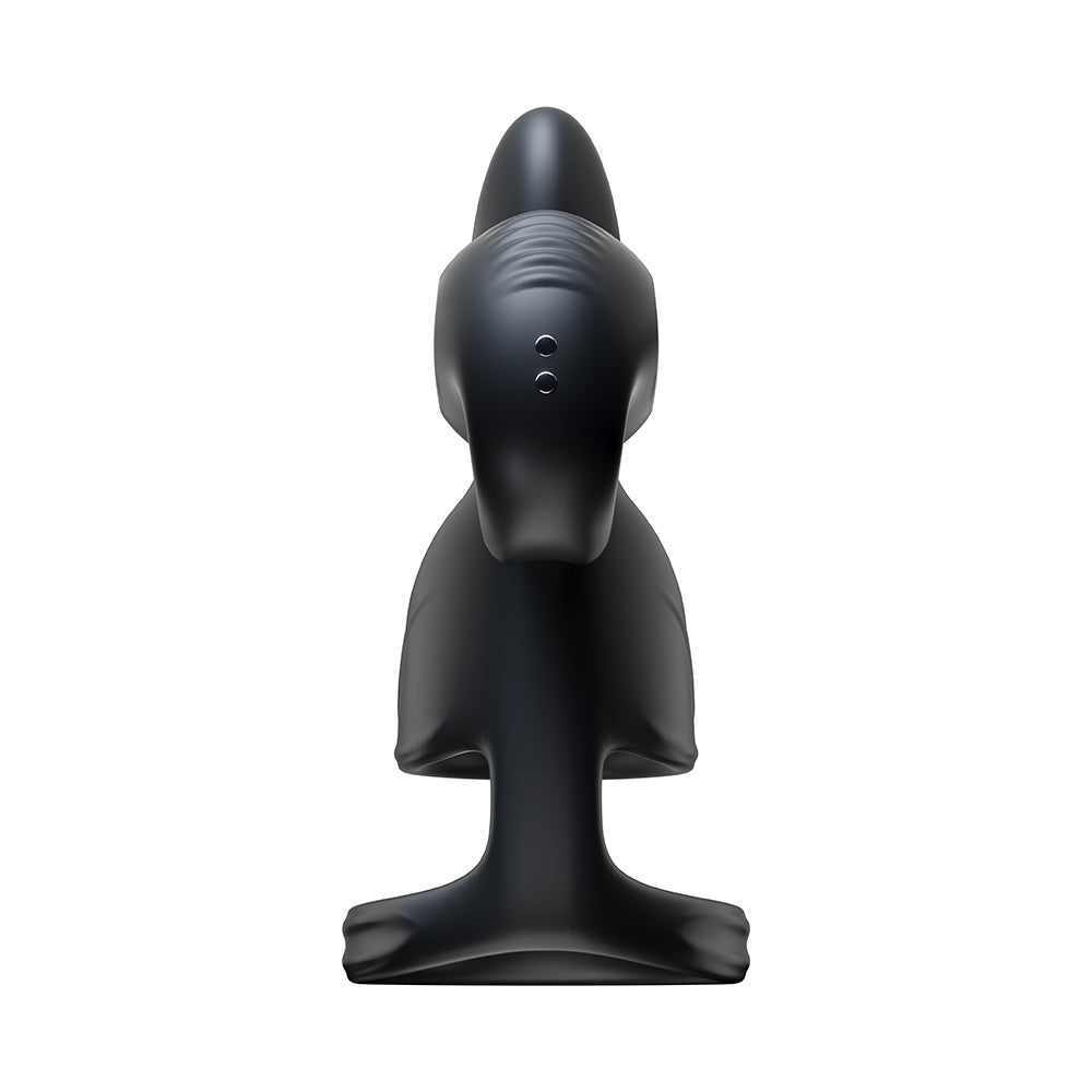 SVibe Snail Jovi Dual Couples Ring Stimulator Black showing ergonomic design and dual stimulation features.