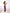 Dreamgirl Harem Hottie Bedroom Costume One Size Red Diamond model showcasing the sexy outfit from the back.