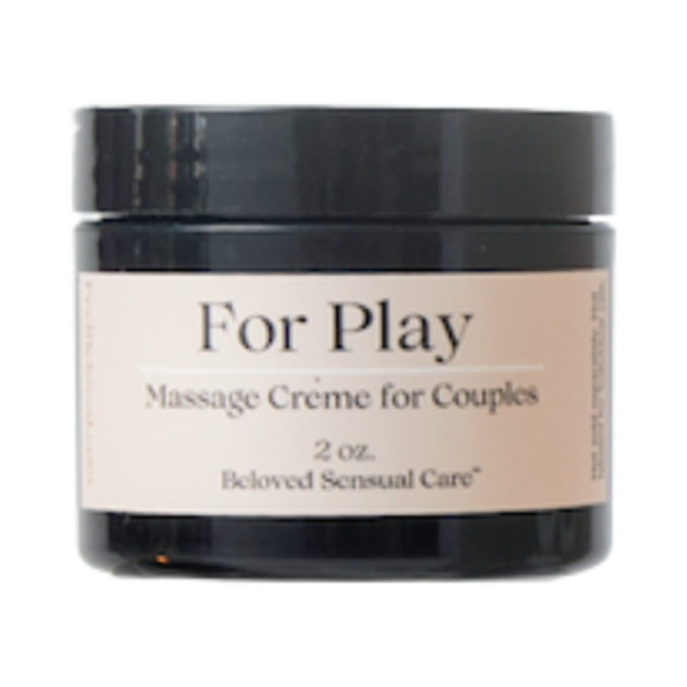 For Play Massage Crème for Couples 2 oz from Beloved Sensual Care, part of the Beloved Get Naked Date Night Gift Set.