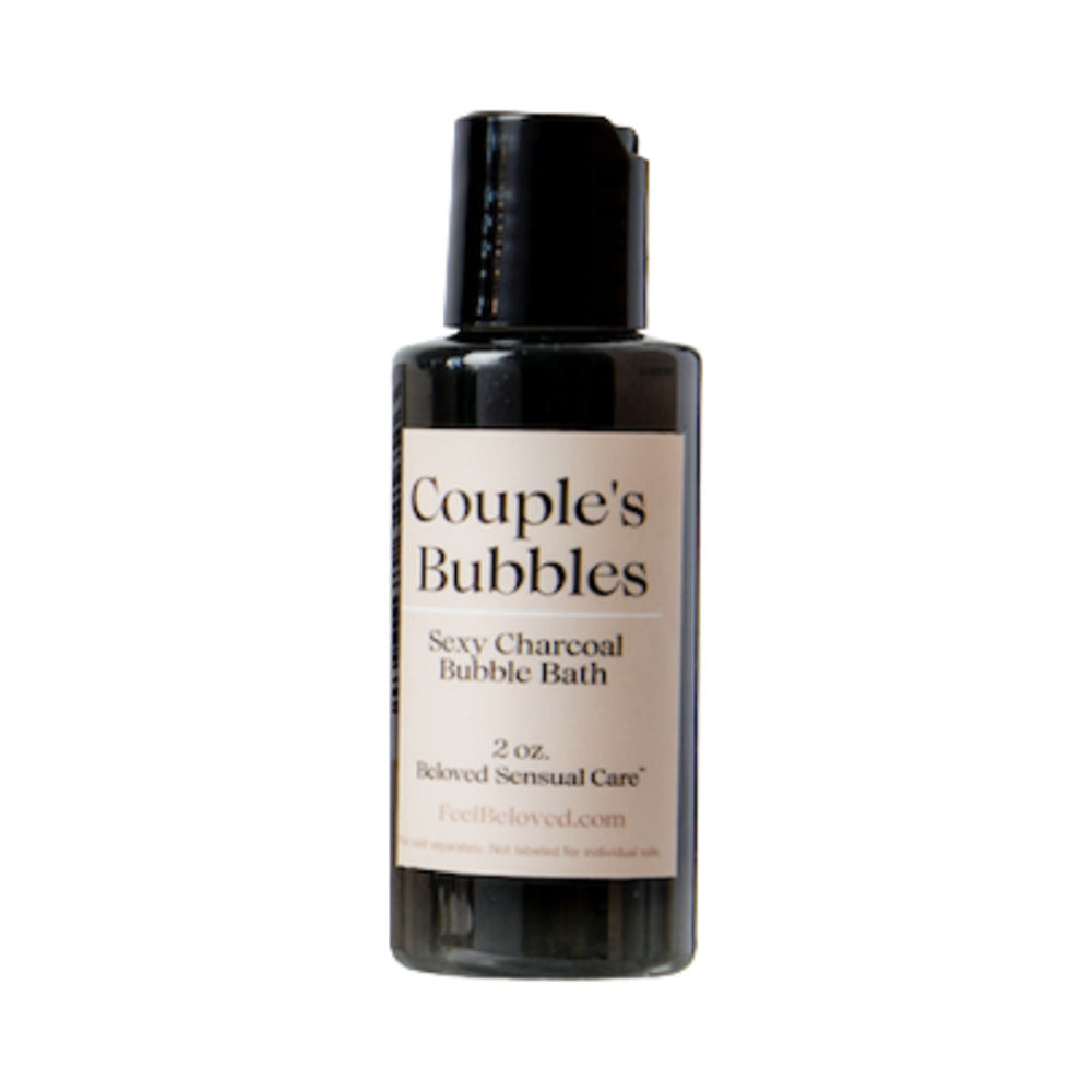 Couple's Bubbles Sexy Charcoal Bubble Bath 2 oz from Beloved Get Naked Date Night Gift Set