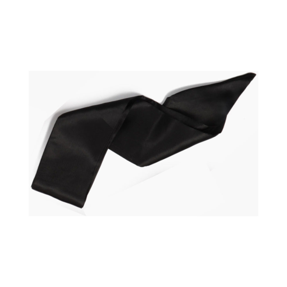 Silk black ribbon laid out, ideal for enhancing the Beloved Naughty Night In Gift Set experience.