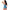 Magic Silk Flirty Hearts Chemise and G-String Set Blue L/XL showcasing a back view of the heart-patterned chemise.