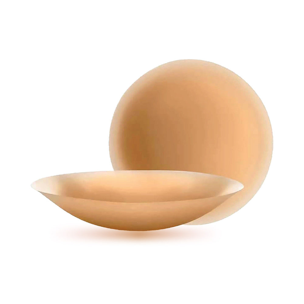 Pastease Halos Silicone Nipple Cover Small A-C Cup Tan displayed in a matching tan color, showcasing seamless and discreet design.