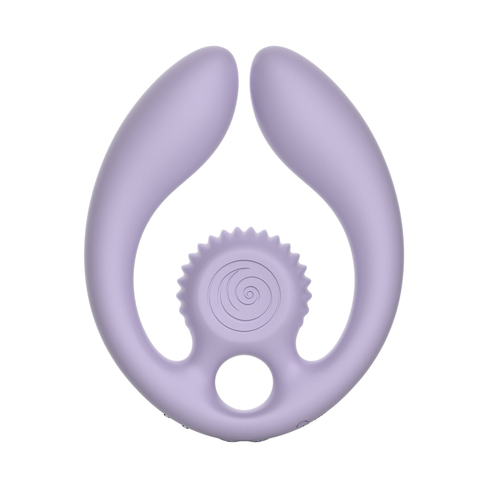 SVibe Snail GIZI Duo Couples Stimulator Lilac for synchronized pleasure and shared intimacy.