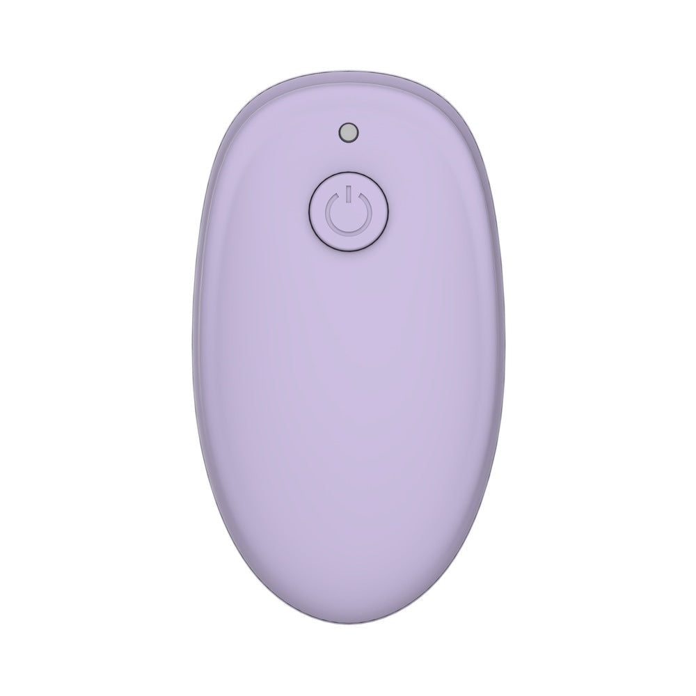 SVibe Snail GIZI Duo Couples Stimulator Lilac remote control, designed for synchronized stimulation.