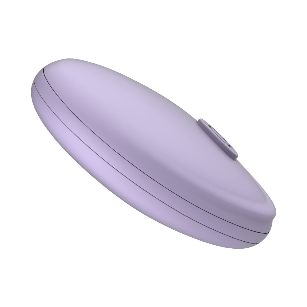 SVibe Snail GIZI Duo Couples Stimulator Lilac side view showing its sleek design and remote control.
