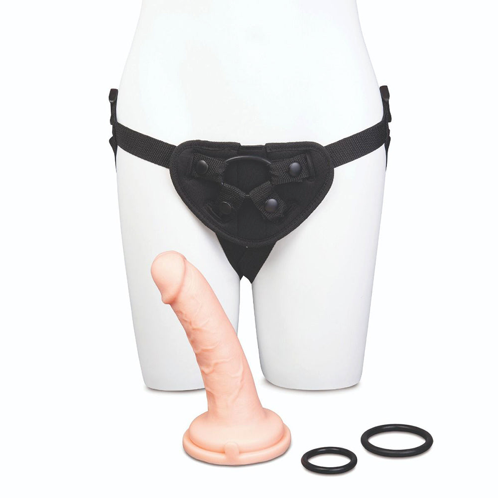 Me You Us Ultracock Harness Kit featuring adjustable strap-on harness and realistic dildo for versatile play
