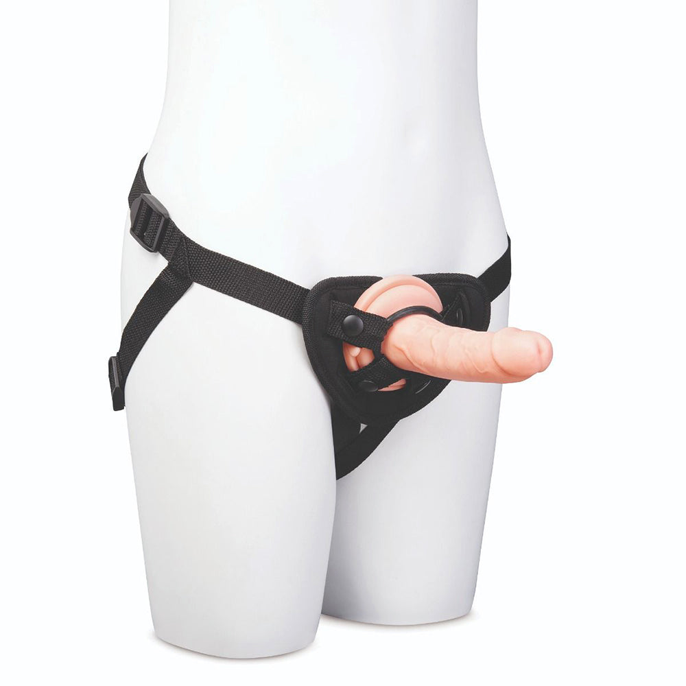 Me You Us Ultracock Harness Kit featuring adjustable strap-on harness and realistic dildo.