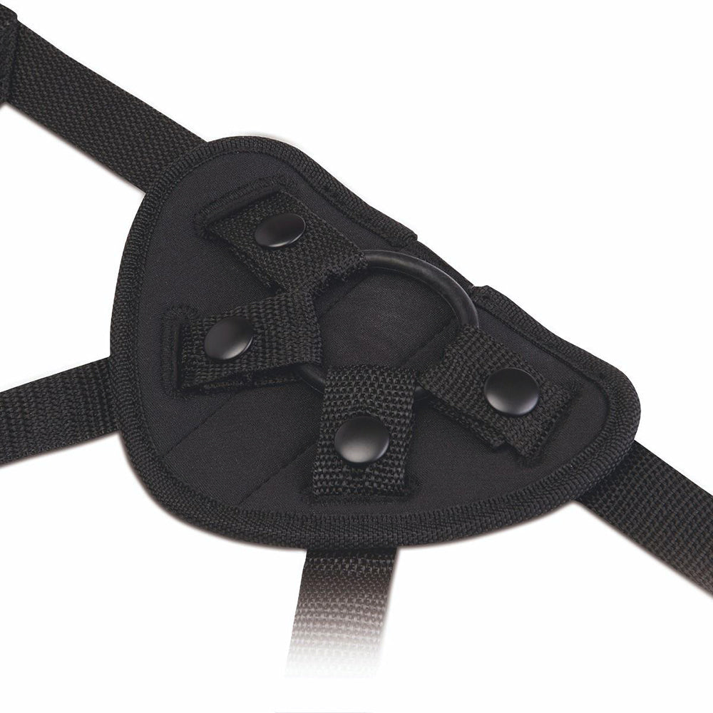 Me You Us Ultracock Harness Kit black adjustable strap-on harness close-up detail