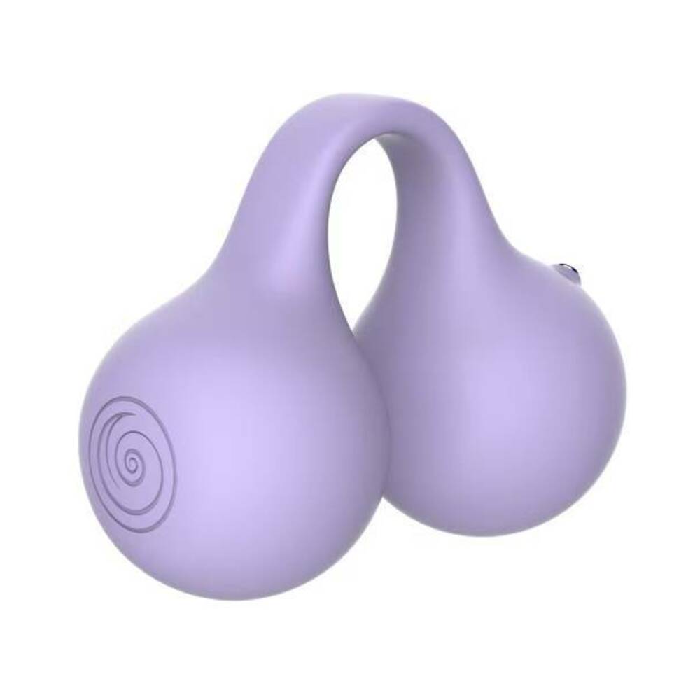 Svibe Snail Twinn Finger Vibrator Lilac App-enabled showcasing its innovative design for immersive pleasure.