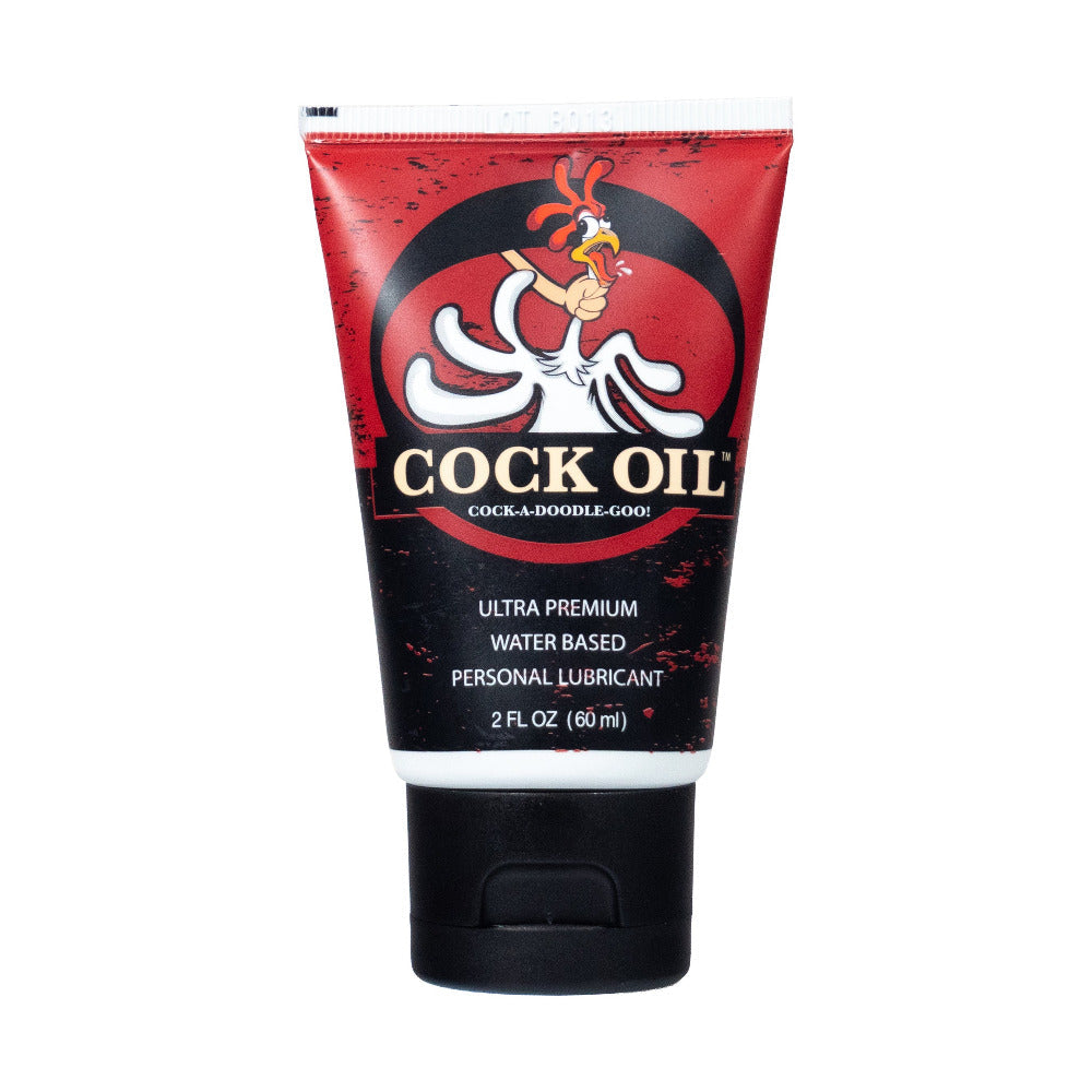 Cock Oil Water-Based Lubricant Squeeze Tube 2 Oz, ultra premium personal lubricant in a 2 oz tube.