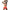 Male Power Kilauea Limited Edition Mini Short Coral XL on a muscular man from behind, showcasing bold design and comfort.
