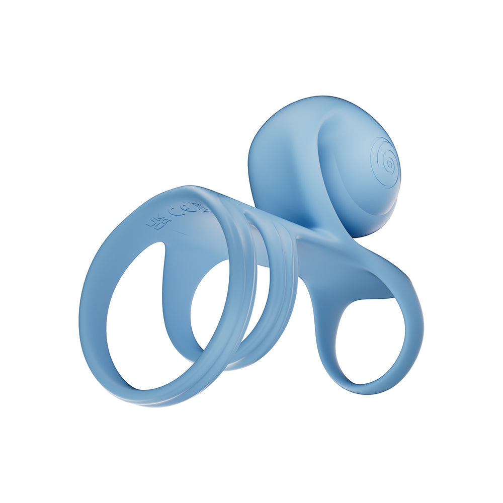 SVibe Snail JOVI Arc Couples Ring Vibrator Blue Haze designed for comfort and control during intimate sessions.